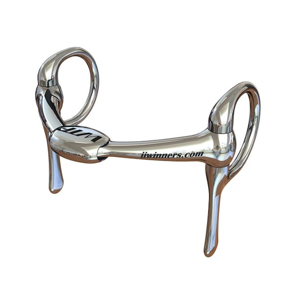 Winning Tongue Plate WTP (Winning Tongue Plate) Half Cheek Bit with Normal Plate 5" 3290-5 - main